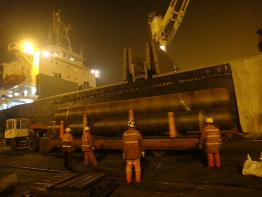 ΠΟΙΟΤΗΤΑ  Hot Rolled SAWL SSAW Steel Pipe Length Customized For Natural Gas And Oil Pipeline εργοστάσιο