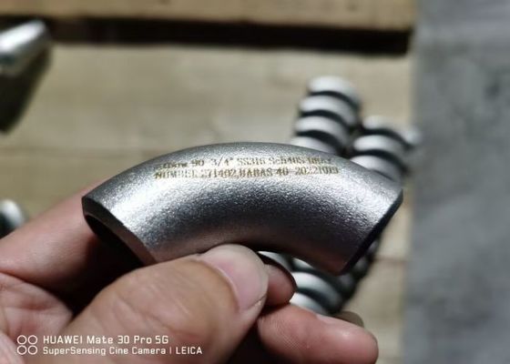 ASME B 16.9 Εφοδιασμοί χάλυβα για σωλήνες 1/2 ίντσες 48 ίντσες με υψηλή πίεση