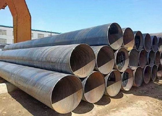 API 5L ASTM A252 SSAW Σιδηροδρομικός αγωγός για σκαλωσιά από 219 mm έως 4000 mm διάμετρος