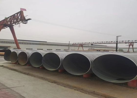 25.4mm Μεγάλη διάμετρος SSAW Σπειροειδής συγκολλημένο χάλυβα σωλήνα για δομικές