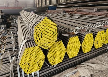 Προσαρμοσμένο ASTM A53 Standard Seamless Pipe με υπηρεσία μαύρης ζωγραφικής
