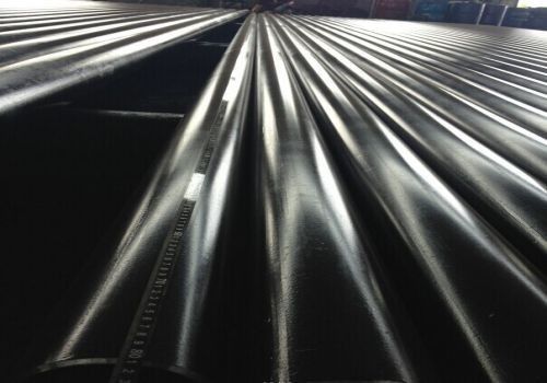 εξατομικευμένο ± 10% ανοχή Seamless Steel Pipe με μαύρη βαφή