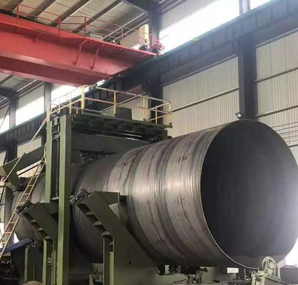 Πιστοποιητικό δοκιμής 5mm-25.4mm SSAW Steel Pipe For Heavy Machinery Equipment
