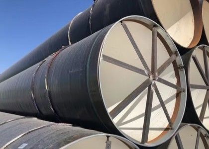 Q235 Σιδηροδρομικοί σωλήνες SSAW 3PE για έργα κατασκευής πετρελαίου