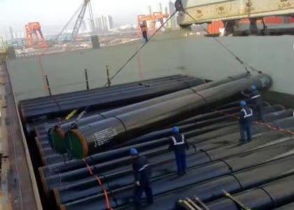 API 5L X42 - X70 PSL1 PSL2 Ssaw Spiral Carbon Steel Pipe Πυροδότησης