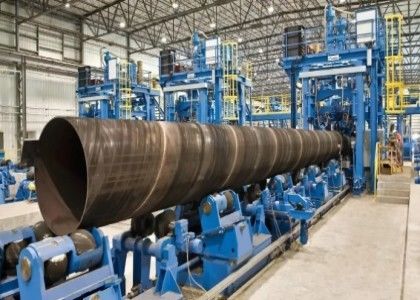 API 5L ASTM A53 SSAW Σιδηροδρομικό σωλήνα με εξωτερική διάμετρο 219.1mm-2540mm