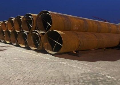 Δόρυβος SSAW για κατασκευές λιμανιών με υπηρεσία συγκόλλησης