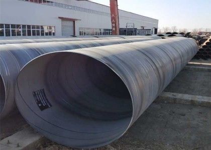 Επιφάνεια σωλήνα SSAW από ατσάλι άνθρακα 5 mm-25,4 mm Μαύρη ζωγραφική με λάδι ή επικάλυψη 3PE