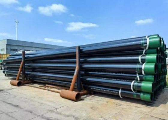 Εξοπλισμός γεώτρησης API 5CT Σωλήνες με σχήμα νήματος στήριξης και βερνίρισμα