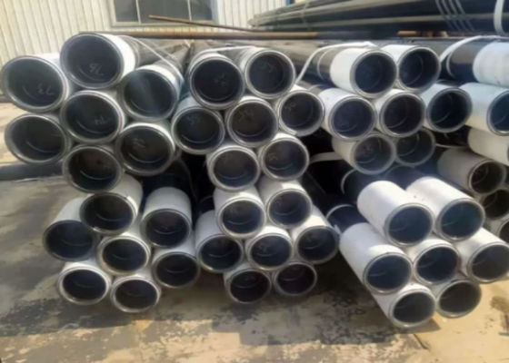2.11mm-300mm Thickness Steel Casing Pipe Threaded End Connection