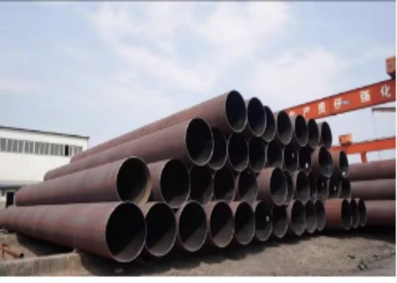 ASTM A252 Πρότυπο Χαλυβδοσωλήνα LSAW με Διαμήκη Συγκολλημένη Γραμμή και Πάχος Τοιχώματος 5mm-50mm