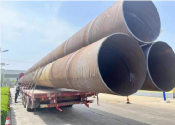 6M 12M Σωλήνες Χάλυβα SSAW Carbon για Κατασκευές και Παράδοση Πετρελαίου