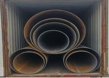 Σιδηροδρομικό σωλήνα LSAW με πάχος τοιχώματος 5 mm-50 mm και εξωτερική διάμετρος 355,6 mm-2320 mm με επικάλυψη 3PE