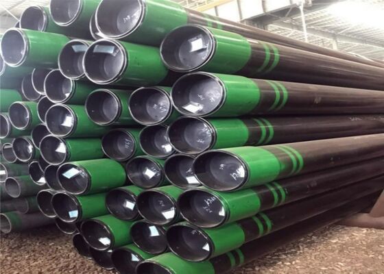 Πύλες από ατσάλι χωρίς συγκόλληση API 5CT με βαθμό K55 που έχει σβήσει και θερμανθεί για σωλήνες πετρελαίου και αερίου