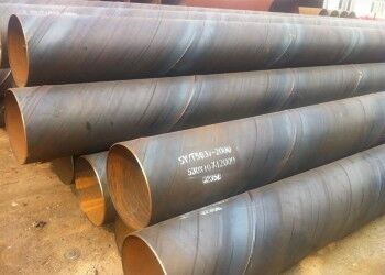 GB Standard SSAW Steel Pipe με πάχος τοίχου 5 mm έως 25,4 mm και εξωτερική διάμετρο 219,1 mm έως 2540 mm για κατασκευή και κατασκευή